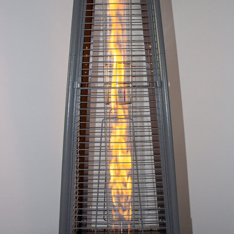 45000BTU Rattan Pyramid Flame Gas Heater CZGBI Being