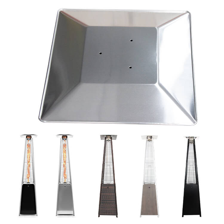 Pyramid Heater Reflector Accessories Square Reflector - Beellen
